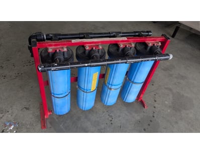 Water Filter System, Metal Skid, Quantity Filters ...