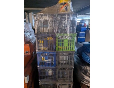 Comprehensive building supplies lot featuring a mu...