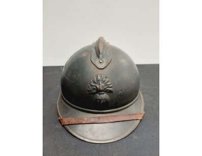 SCARCE WWI FRENCH MODEL 1915 INFANTRY ADRIAN COMBA...