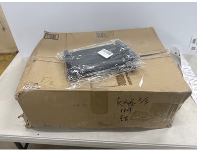 Box of black plastic Coat hangers with clips

So...