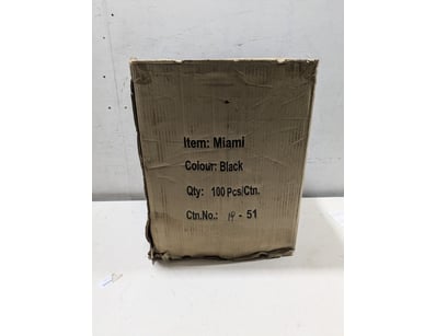 Bulk lot of 100 black storage bags/organizers by G...