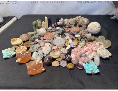 COLLECTION OF CRYSTALS AND MINERALS

Includes Va...