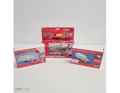 AIRFIX STARTER SET COLLECTION - SUPERMARINE SPITFI...
