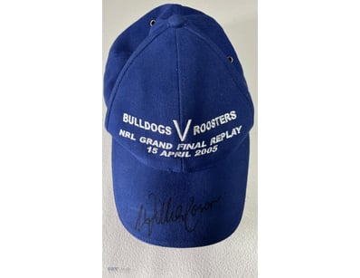 WILLIE MASON SIGNED 2005 G F REPLAY MATCH CAP

Wil...