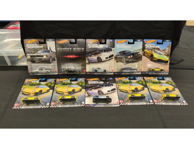 10X ASSORTED HOT WHEELS PREMIUM CARS INCLUDING TOY...