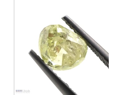 1.51CT NATURAL, FANCY YELLOW DIAMOND     

Heart C...