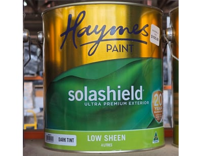 Haymes paint, solashield, ultra premium exterior, ...