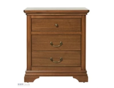 RRP $3,198, Veronique Bedside Table - Pair of timb...