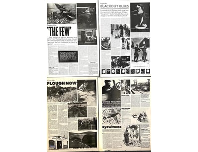 4 X PEOPLES WAR DOUBLE SIDED POSTERS

Item Size: H...