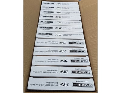 RRP $754.75 BULK LOT - QTY x12 TradeTec 20W Eclips...