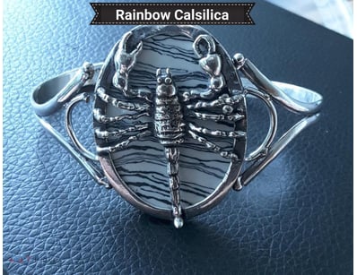 925 SILVER ETHNIC STYLE HAND MADE BANGLE WITH RAIN...