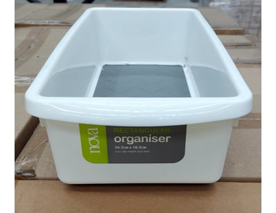BOX LOT- QTY x6  Nova brand rectangular organiser ...