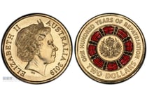 237 · 2019 AUSTRALIA $2 COIN-LEST WE FORGET- 100 YEARS