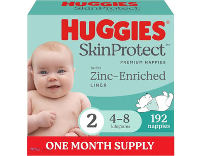 Huggies Skin Protect Infant Nappies Size 2 (4-8kg)...