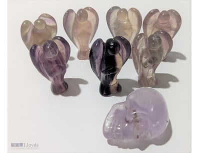 AMETHYST GEMSTONE CARVED ANGELS & SKULL

Angels Ar...