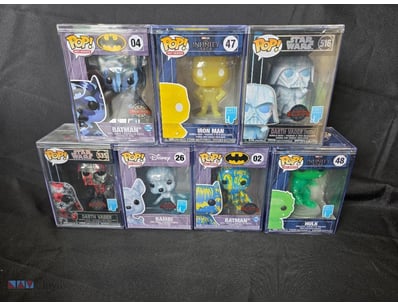 COLLECTION OF 8 FUNKO POP FIGURES - ART SERIES & S...