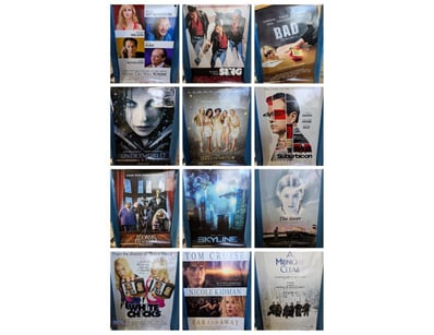 COLLECTION OF MOVIE POSTERS, INCLUDING WHITE CHICK...