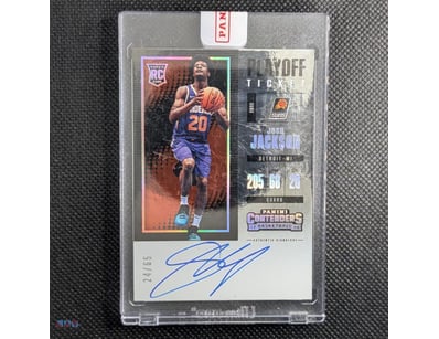 JOSH JACKSON PLAYOFF TICKET AUTOGRAPH – SERIAL NUM...