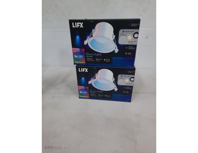 Teo boxes of LIFX downlight.

SOLD AS LOT.

