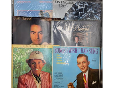 VINTAGE VINYL RECORD COLLECTION - CLASSIC CROONERS...