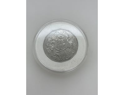 1996 AUSTRALIAN 50 CENT COIN - ELIZABETH II

Obv...