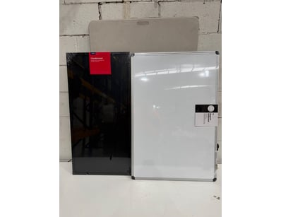 Assortment of 1 Chalkboard(90x45cm) and 1 Magnetic...