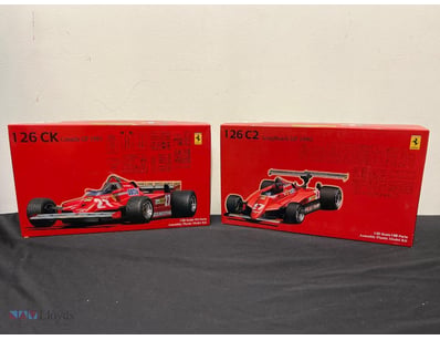 FERRARI 126 CK & 126 C2 FORMULA 1 MODEL KIT COLLEC...