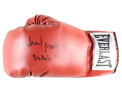 MICHAEL 'DOUBLE M' MOORER SIGNED BOXING GLOVE

C...
