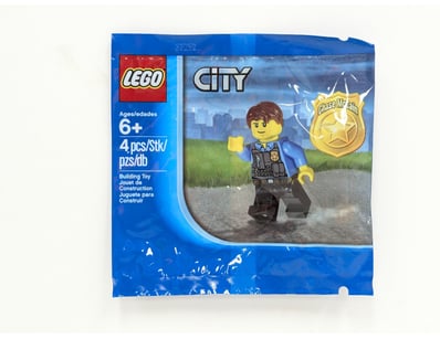 LEGO City Polizei Minifigur Set - Originalverpacku...