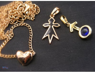 GOLD COLOUR PENDANTS        

Condition: Good - Re...