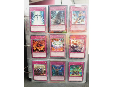 YU-GI-OH! BINDER COLLECTION LOT - HOLOGRAPHIC MONS...