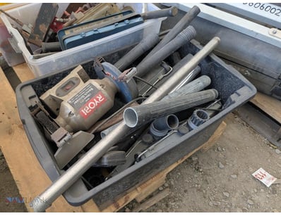 Assorted box, Vacuum Accessories, Ryobi Bench Grin...