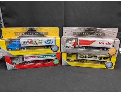 ALL METAL MOVERS DIECAST TRUCK COLLECTION - FOUR B...