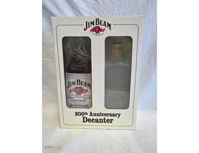 Jim Beam 200th Anniversary Decanter set (1795-1995...