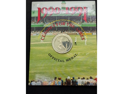 "CLASHES FOR THE ASHES" OFFICIAL COMMEMORATIVE MED...