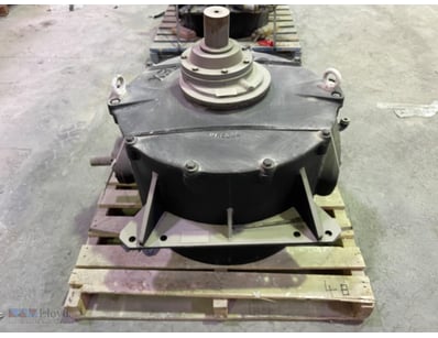 Large Industrial Gear Box Assembly featuring a cas...