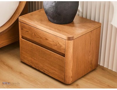 RRP $3,498, Pair of Drift Wide Bedside Tables - 2 ...