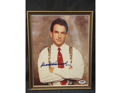 AUTOGRAPHED PHOTOGRAPH OF MARK HARMON.

Item Size:...
