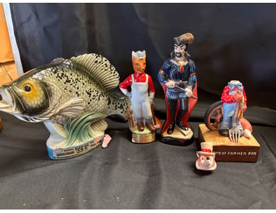 VINTAGE CERAMIC NOVELTY COLLECTION INCLUDING FISH-...