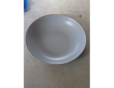 Bowls, duck egg blue ceramic, 24cm diameter 

SO...