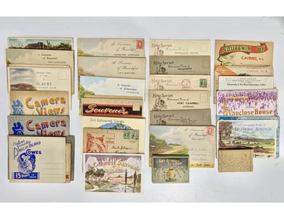 VINTAGE AUSTRALIAN SOUVENIR POSTCARDS AND BOOKLETS...