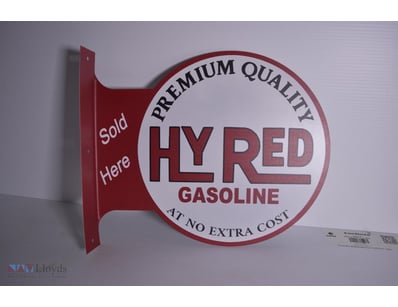 Vintage Styled Wallhung Mancave Décor "Hyred Gasol...