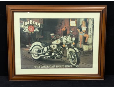JIM BEAM 'THE AMERICAN SPIRIT SINCE 1795' HARLEY D...