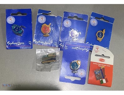 SYDNEY 2000-RARE SEVEN OLYMPIC PINS...LIMITED EDIT...
