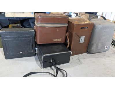 VINTAGE CAMERA EQUIPMENT COLLECTION - PROJECTORS, ...