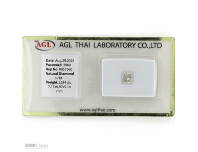 2.234CT CERTIFIED, NATURAL DIAMOND     

Princess ...