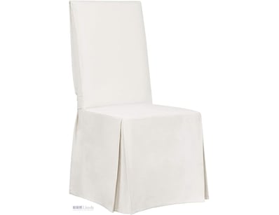 SureFit Essential Twill Long Dining Chair Slipcove...