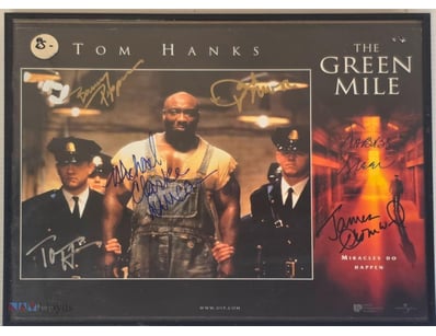 THE GREEN MILE - SIGNED MOVIE POSTER SIGNATURE COL...