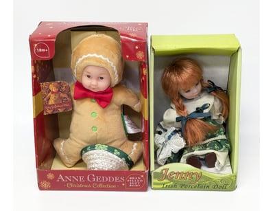 ANNE GEDDES CHRISTMAS COLLECTION BEAN FILLED SOFT ...