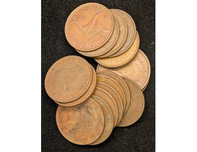 COLLECTION OF 1950 AUSTRALIAN PENNIES

Condition...